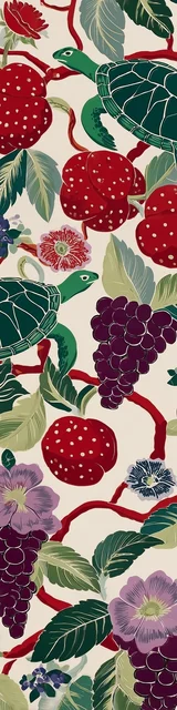 Free turtle bookmark featuring medieval palette turtles